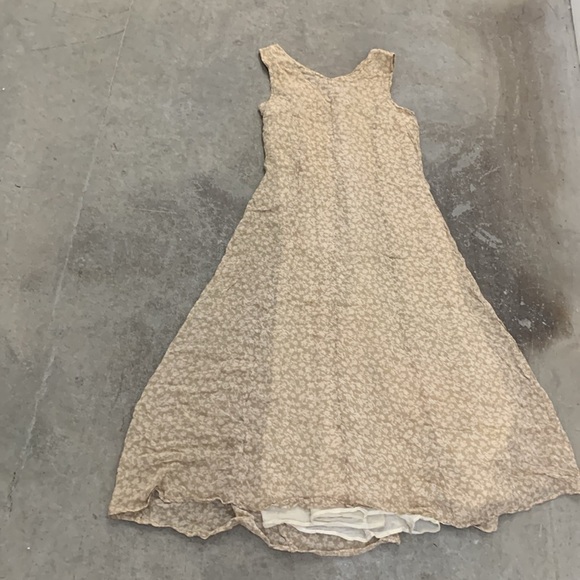 Vintage Jacob maxi Floral Button-Down Dress shell button fairy cottagecore - Picture 5 of 6